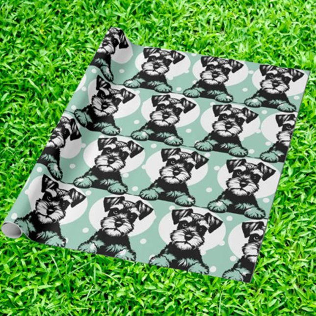 Tema för sökning efter Gröntens Personlig Presentpapper (Wrap your gifts with love using Terrier Green Wrapping Paper. Charming terrier designs add a special)