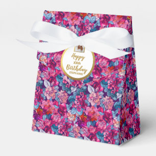 Tema för söt Blommigt, foto till Anpassningsbar, Presentaskar