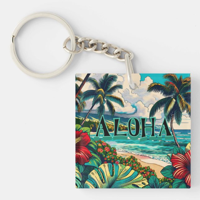Tema för söt Hawaiian Island (Framsidan)