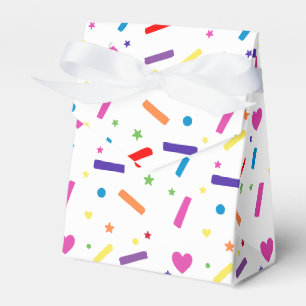Tema för Sweet Sprinkle-Födelsedagsfest Presentaskar
