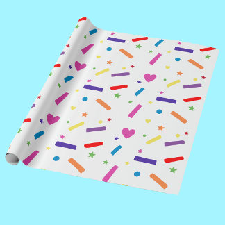 Tema för Sweet Sprinkle-Födelsedagsfest Presentpapper