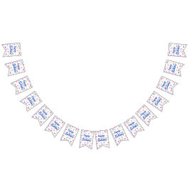 Tema för Sweet Sprinkle-Födelsedagsfest Vimplar