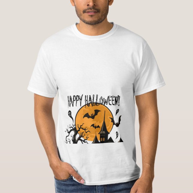 Tema för T-shirt-bild Halloween T Shirt (Framsida)