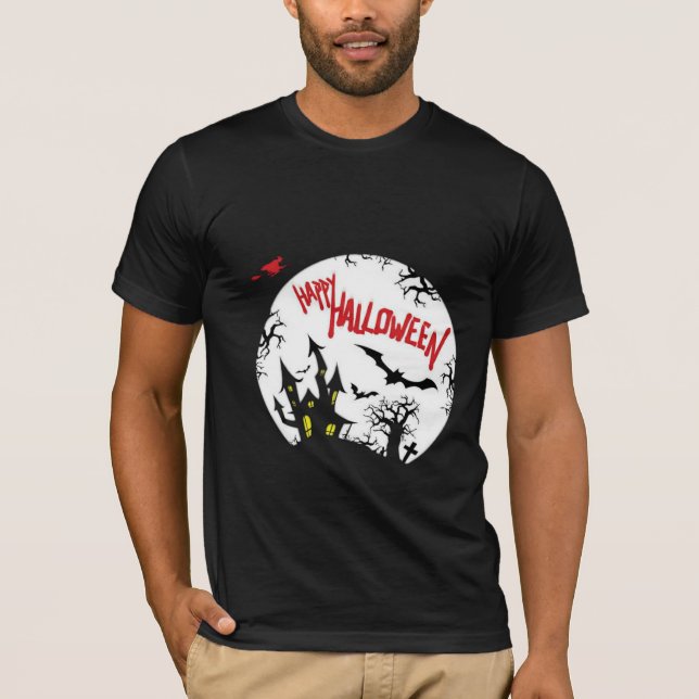 Tema för T-shirt-bild Halloween T Shirt (Framsida)