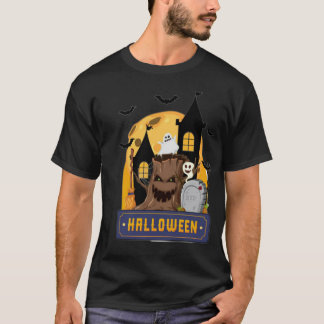 Tema för T-shirt-bild Halloween T Shirt