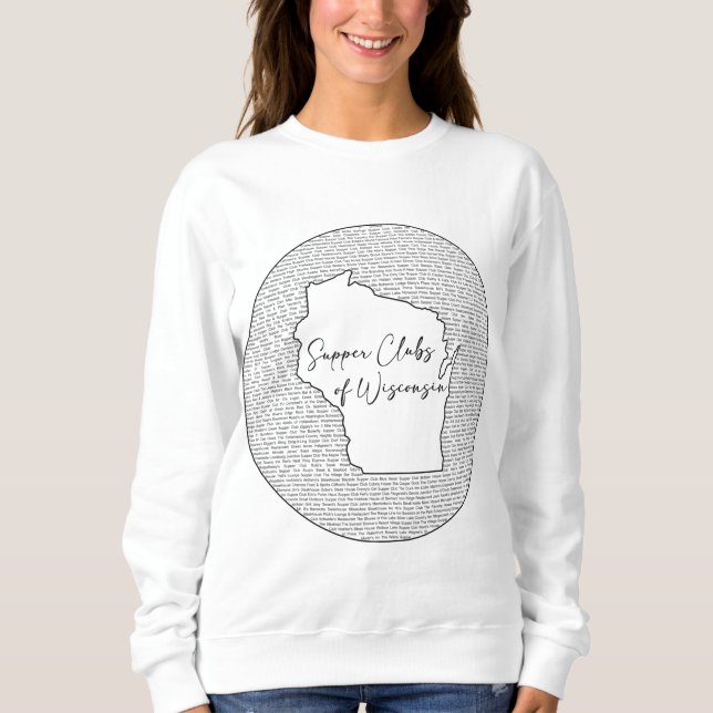 Tema för Wisconsin Supper-Klubb T Shirt (Framsida)