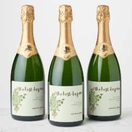 Tema grönt Ro Blommigt Bröllop