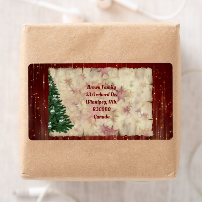 Tema julgran och Starry Fraktsedel (Insitu)