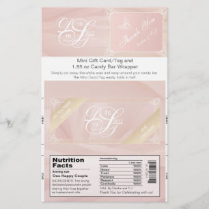 tema Kandy Pub Wrapper & Gift Card/Märkre Flygblad