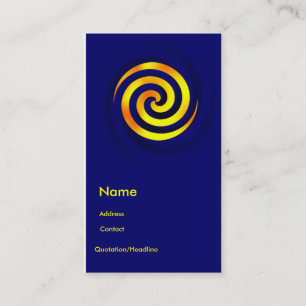 Tema Spiral Visitkort