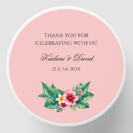 Tema Tropiska blommigten bröllop