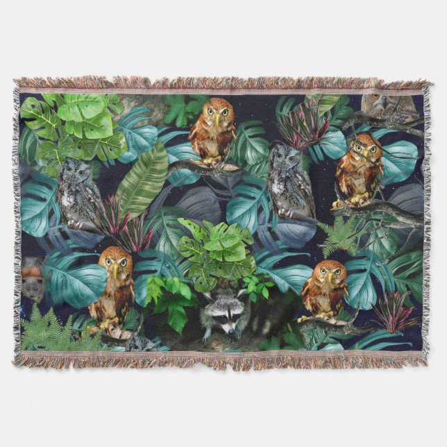 Teman för nattliv i party firande filt (Framsidan)