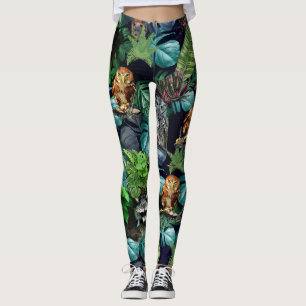 Teman för nattliv i party firande leggings