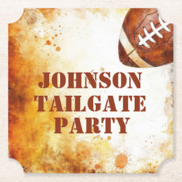 Temapartyet anpassningsbar Football Underlägg Papper