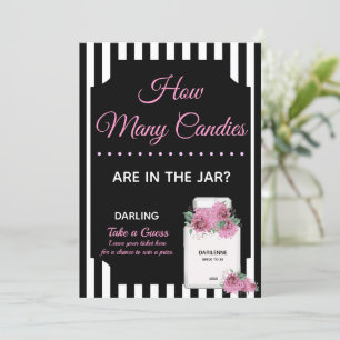 TEMAPARTYET BRIDE Couture Hur många Kisses-spel