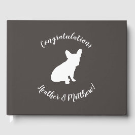 Temapartyet fransk Bulldog - Neutralten Babykläder Gästböcker