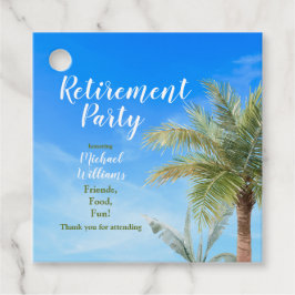 Temapartyet pension Beach Friends Food Roligt Gåvor Etiketter