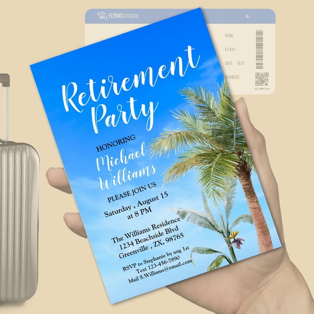 Temapartyet pension Beach Friends Food Roligt Inbjudningar (Skapare uppladdad)