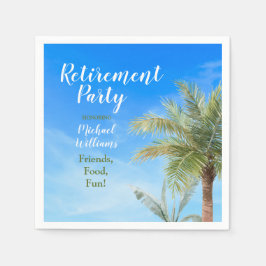 Temapartyet pension Beach Friends Food Roligt Pappersservett
