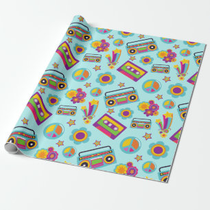 Temapartyet Retro Musical 60s Presentpapper