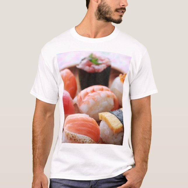 Temari Sushi Style – Round and cute T Shirt (Framsida)