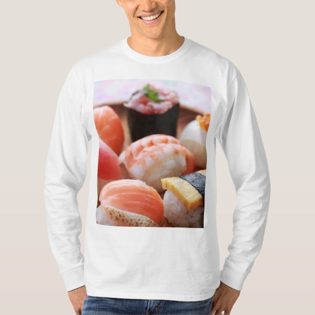 Temari Sushi Style – Round and cute T Shirt (Framsida)