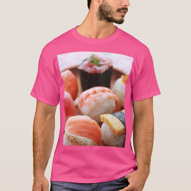 Temari Sushi Style – Round and cute T Shirt (Framsida)