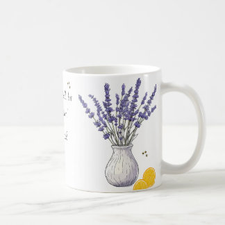 Temat Bible Verse Mugg Lavender och Lemon