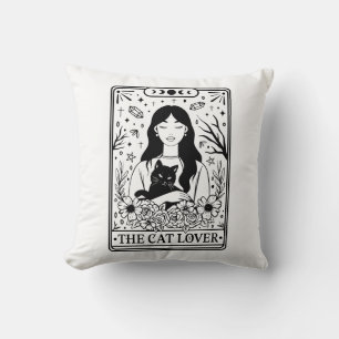 Temat för katter Lover Tarot Kudde