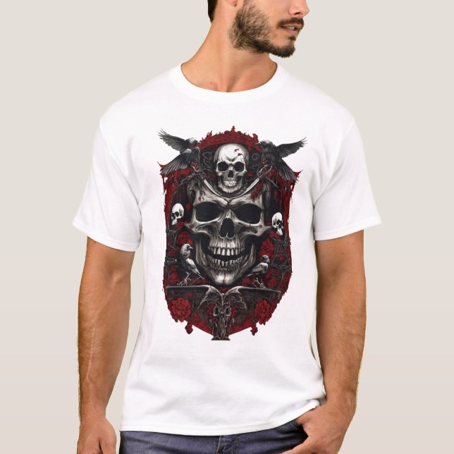 Temat för psykisk död i t shirt (Framsida)