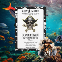 Temat Pirat Party Skull och Bones