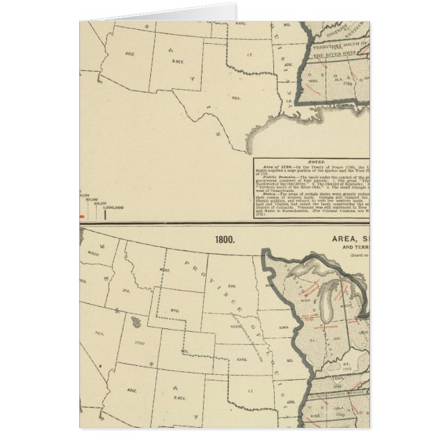 Tematiskt Förenade Stater Hälsningskort (Framsidan)