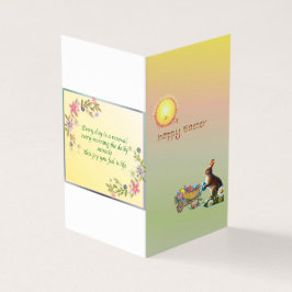 Tematiskt hälsningskort för påsk kort