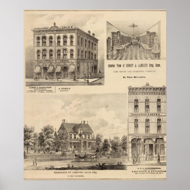 Temme och Schnittger, Tillverkare, Minnesota Poster (Framsidan)