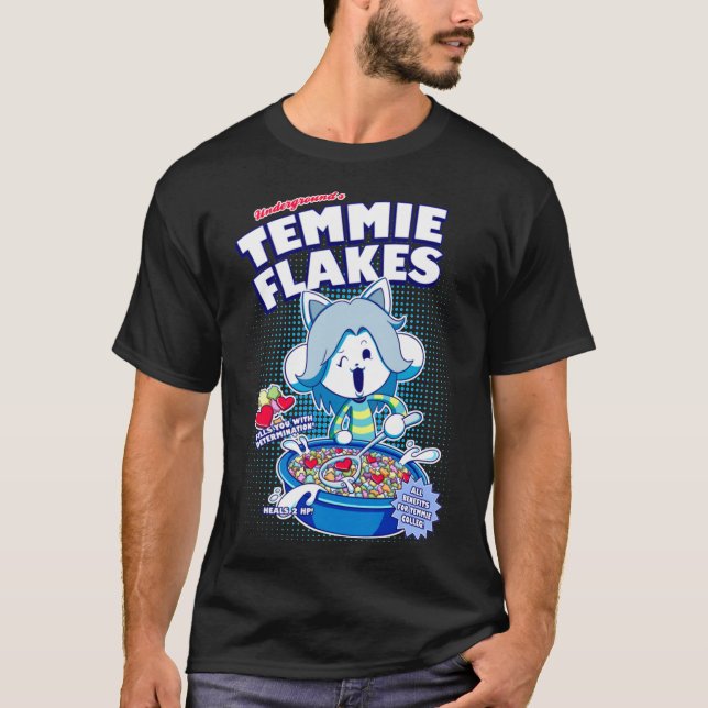 Temmie Flakes! Essential T-Shirt (Framsida)