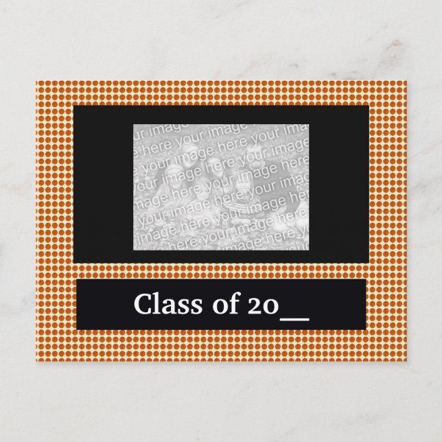 Tempalte för inbjudan till fotopartiet i studenten vykort (Framsida)