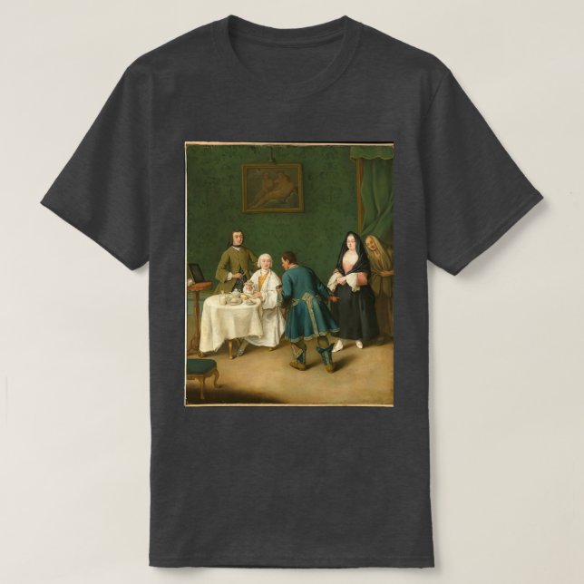 Tempation 1746 från Pietro Longhi Pietro Falca T Shirt (Design framsida)