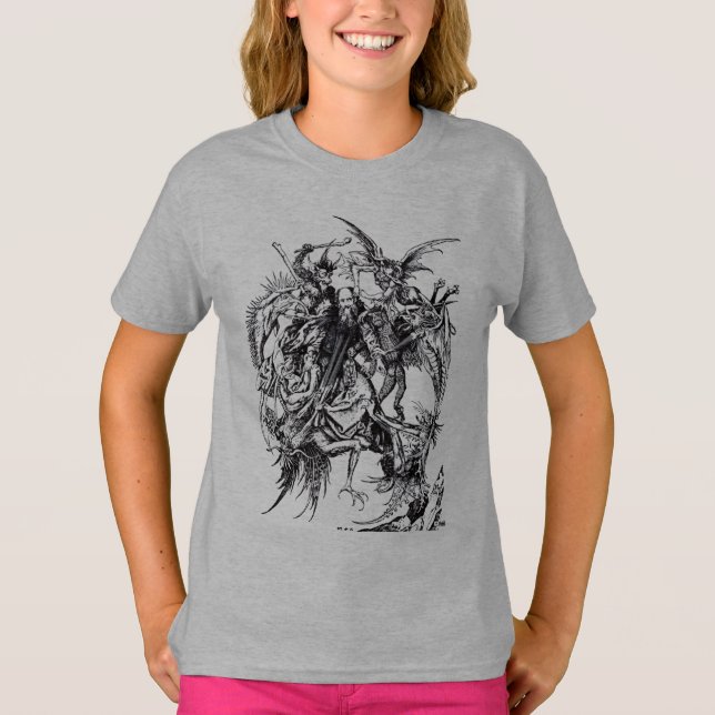 Tempation från Saint Anthony till Underbaren T Shirt (Framsida)