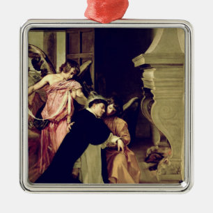 Tempation i St. Thomas Aquinas Julgransprydnad Metall