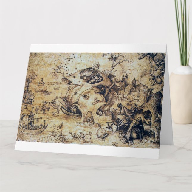 Tempation of St. Antony the Underbar, Pieter Brueg Kort (Framsida)