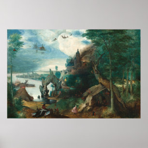 Tempation - Pieter Bruegel Fine Art Poster