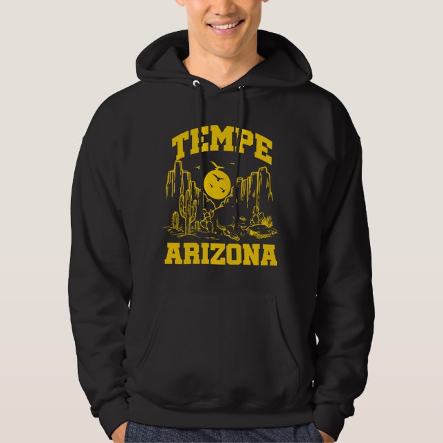 Tempe,Arizona Hoodie (Framsida)