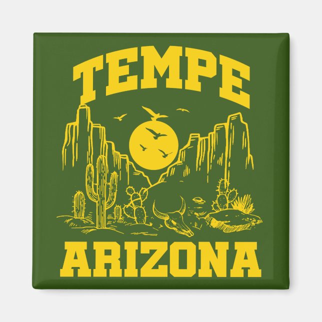 Tempe,Arizona Magnet (Framsidan)