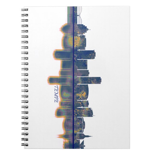 Tempe Skyline Anteckningsbok (Framsidan)