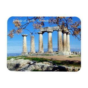 Tempel Apollo - Korint Magnet