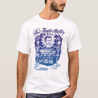 Tempel av affischen för gåtaspökeShow T-shirt