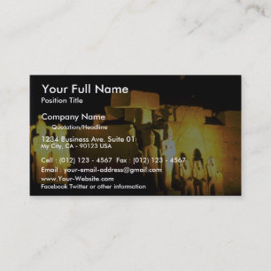 Tempel av amonen, Karnak tempel, Luxor, Visitkort