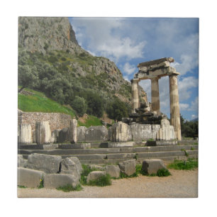Tempel av Athena Pronaea - Delphi Kakelplatta