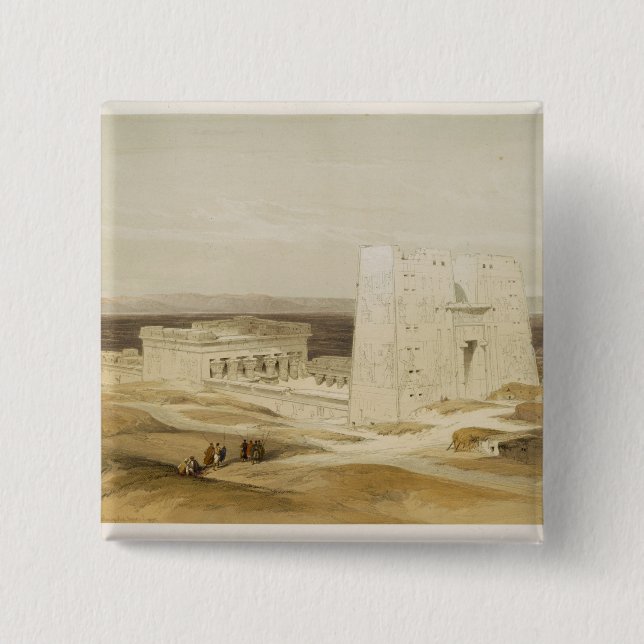 Tempel av Edfu, forntida Apollinopolis, Knapp (Framsida)