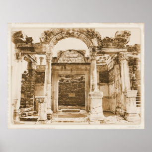 Tempel av Hadrian, Ephesus AFFISCH